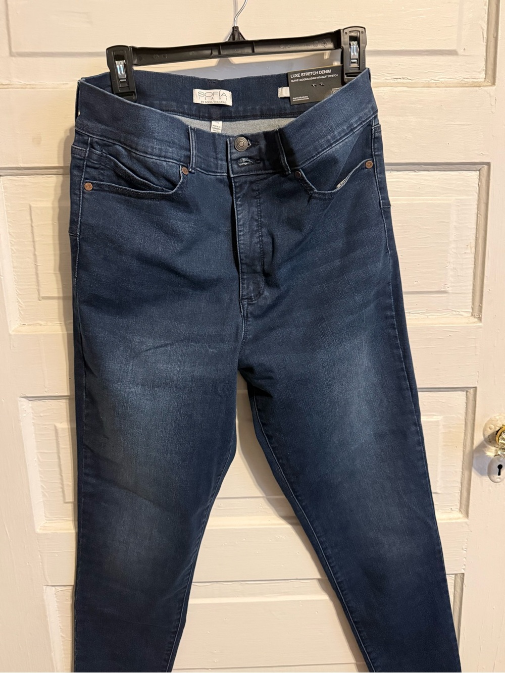 sofia by sofia vergara women’s  Skinny Jeans in Dark Blue